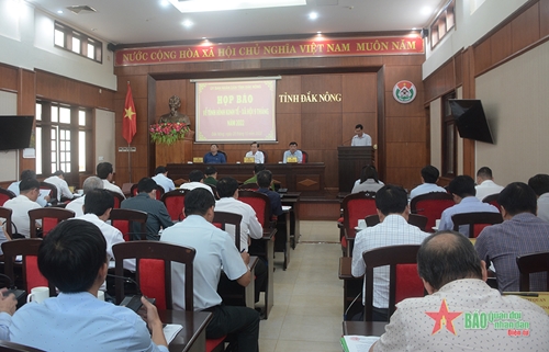 Tỉnh Đắk Nông họp báo tình hình kinh tế - xã hội 9 tháng năm 2022